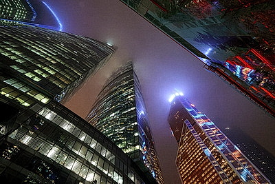 Огни вечерней Москвы