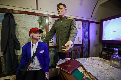 Передвижной музей \"Поезд Победы\" прибыл в Беларусь и первую остановку сделал в Бресте