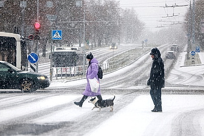 Настоящая зима пришла в Беларусь