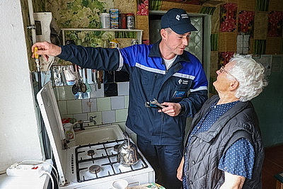 Природный газ пришел в агрогородок Люденевичи Житковичского района