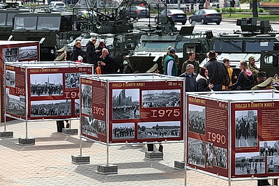 \"Победа в памяти живет\": фотовыставка БЕЛТА представлена в Минске
