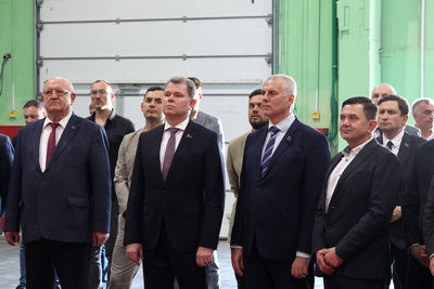 Новые подразделения по производству цементно-минеральной плиты открыли в Могилеве