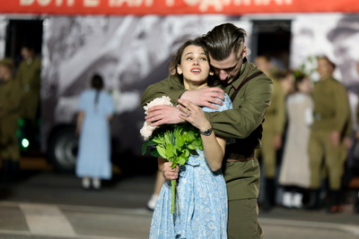 Генеральная репетиция военного парада к 80-летию Победы прошла у стелы \"Минск - город-герой\"