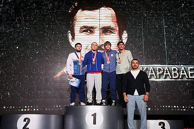 Белорусские борцы завоевали четыре золота на домашнем турнире памяти Караваева