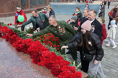 С благодарностью в сердцах. 80-летие Великой Победы отмечают в Могилеве