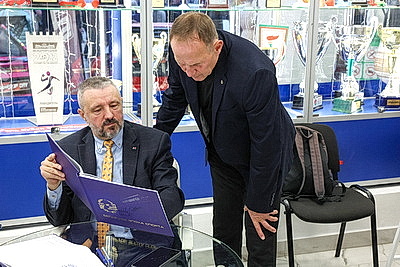 В столичном Дворце спорта проходит праздничное мероприятие к 100-летию спортивной отрасли