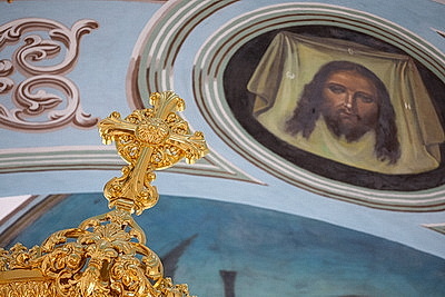 Лукашенко посетил монастырь в Жировичах