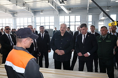 Лукашенко во время рабочей поездки в Витебскую область посетил Оршанский лесхоз
