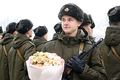 В Брестской крепости приняли присягу более 1,1 тыс. новобранцев