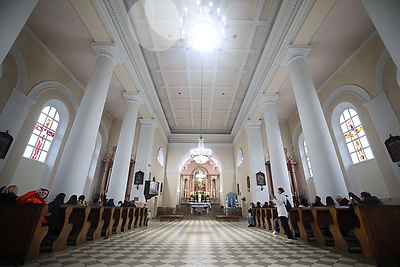 Достопримечательности. Костел Святого Вацлава в Волковыске