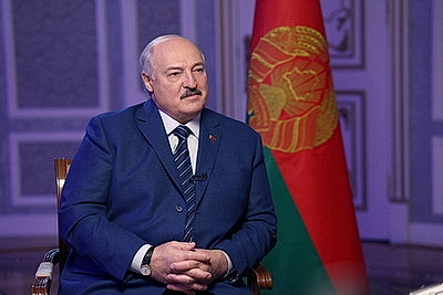 Лукашенко дает интервью межгосударственной телерадиокомпании \"Мир\"