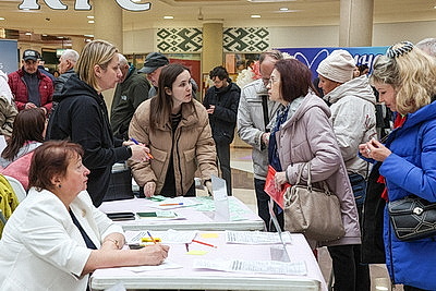 В Минске проходит общереспубликанская ярмарка вакансий для пожилых и инвалидов
