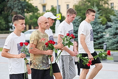 Белорусско-российский \"Марш Победы\" прибыл в Минск