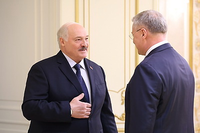 Лукашенко встретился с губернатором Астраханской области России
