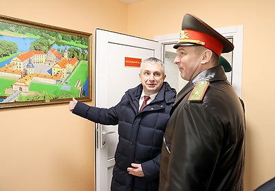 Новый комплекс погранзаставы \"Семеновка\" открыли в Гомельском районе