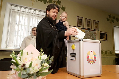 Монахини Гродненского Свято-Рождество-Богородичного монастыря приняли участие в выборах