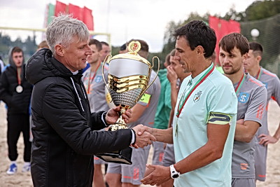 \"Минск\" впервые стал чемпионом Беларуси по пляжному футболу