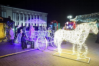 Сказочный терем Деда Мороза в Гродно ежедневно принимает юных посетителей