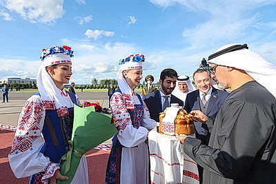 В Беларусь прилетел наследный принц Абу-Даби