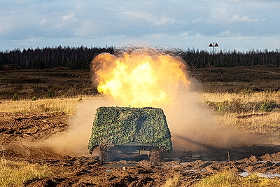 Борьба с дронами и бой в лесу. В Лепельском районе проходит оперативный сбор командного состава ВС