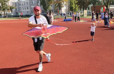 В Гомеле проходит фестиваль воздушных змеев