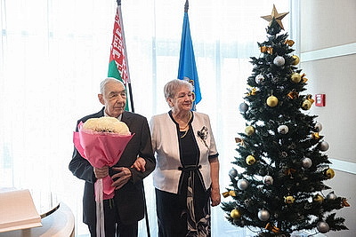 Как 55 лет назад. В последний день года пара из Минска отметила изумрудную свадьбу