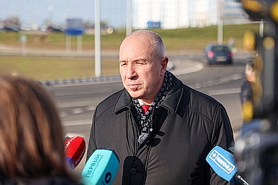 В молодежном микрорайоне Гродно открыли дорогу после реконструкции