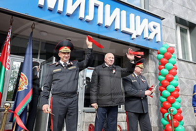 В Лиде торжественно открыли новое здание райотдела милиции