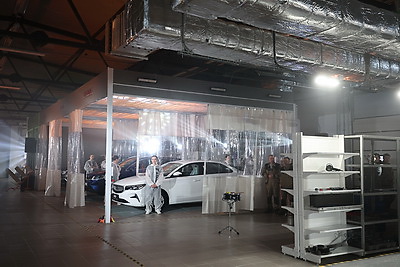 В Гродно открыли крупнейший малярно-кузовной центр \"Альфорт\" на 11 постов