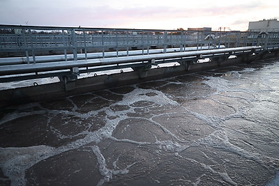 Экология и качество жизни. В Гродно завершили вторую очередь реконструкции очистных сооружений