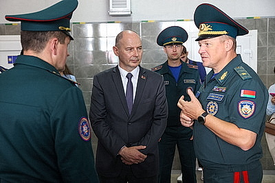 Помощь всегда рядом. В Червене открыли модернизированную пожарную часть