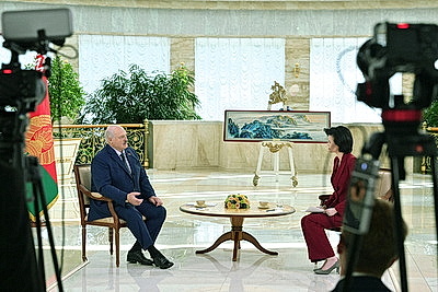 Лукашенко дал интервью Медиакорпорации Китая