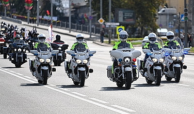 Мотопарад H.O.G. Rally Minsk стартовал от Кургана Славы в праздничный Минск