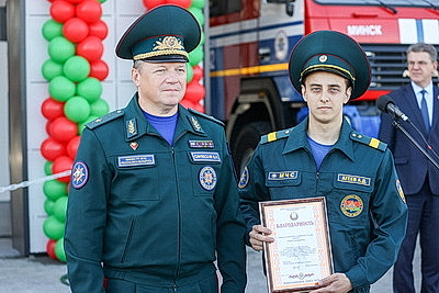В жилом районе Минска \"Северный берег\" открыли новую пожарную часть