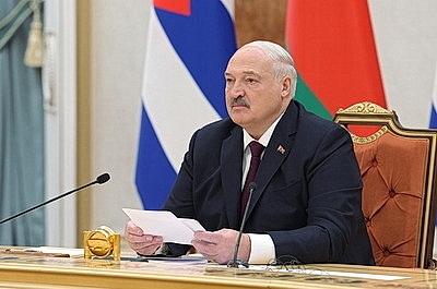 Встреча президентов Беларуси и Кубы проходит во Дворце Независимости