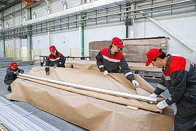 Завод по производству экструдированного алюминиевого профиля заработал под Брестом