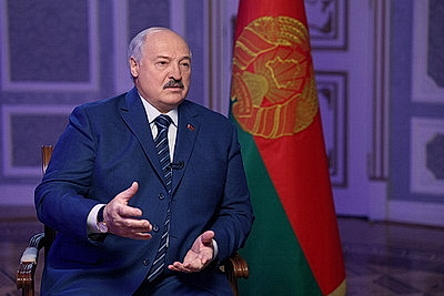 Лукашенко дает интервью межгосударственной телерадиокомпании \"Мир\"