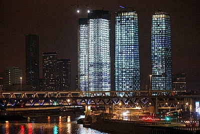 Огни вечерней Москвы