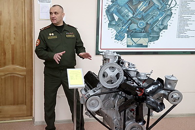Военную кафедру открыли на базе Белорусско-Российского университета
