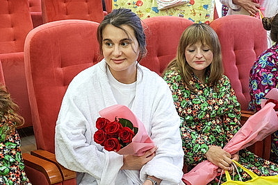 В Минске поздравили родившихся 3 июля малышей и их мам