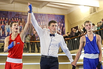 В Бресте проходит матчевая встреча по боксу между командами Брестской и Брянской областей