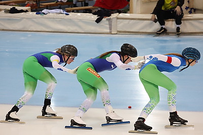 Чемпионат страны по конькобежному спорту проходит на \"Минск-Арене\"