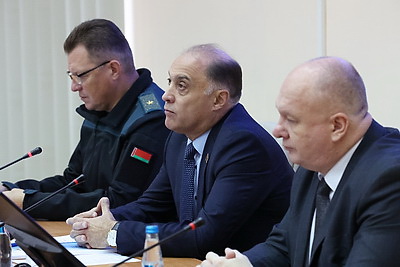 В Борисовском районе проходит учение с республиканскими силами гражданской обороны