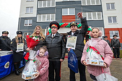 28 сотрудников Департамента охраны Орши стали обладателями ключей от арендного жилья