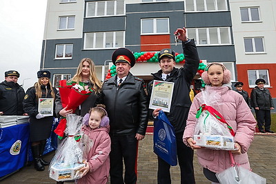 28 сотрудников Департамента охраны Орши стали обладателями ключей от арендного жилья