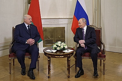 Лукашенко и Путин провели встречу в Санкт-Петербурге