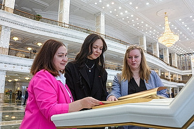 Сотрудники \"Белоруснефть-Минскавтозаправка\" посетили с экскурсией Дворец Независимости