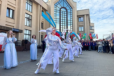 Прикоснуться к героическому прошлому. \"Поезд Памяти\" встретили в Гомеле
