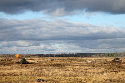 Борьба с дронами и бой в лесу. В Лепельском районе проходит оперативный сбор командного состава ВС