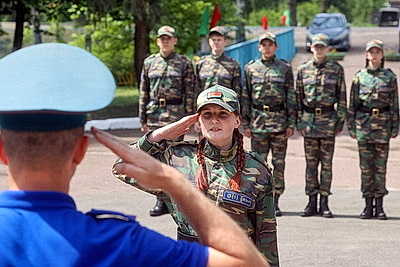 В Гомельском районе проходит областной слет юных спасателей-пожарных